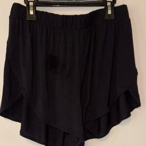 Old Navy Black Elastic Waistband Sleep Shorts